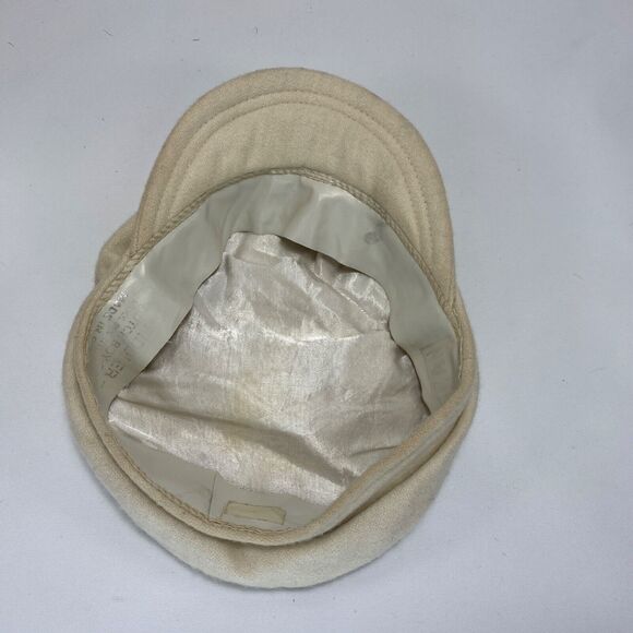 Fiddlers Dutch Boy White Wool Cap Hat Aegean Greece Fisherman Sailor Ethnic 22" - Picture 8 of 10